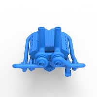 Quad turbo V8 Engine Scale 1:25 - Thumbnail 7