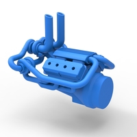 Quad turbo V8 Engine Scale 1:25 - Thumbnail 11