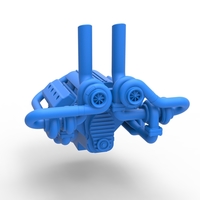 Quad turbo V8 Engine Scale 1:25 - Thumbnail 18