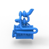 Twin Turbo straight-six engine V3 Scale 1:25 - Thumbnail 8