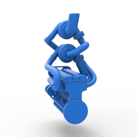 Twin Turbo straight-six engine V3 Scale 1:25 - Thumbnail 10