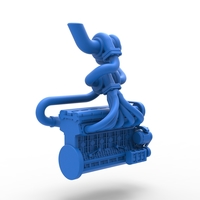 Twin Turbo straight-six engine V3 Scale 1:25 - Thumbnail 12