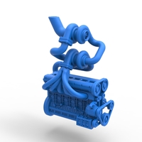 Twin Turbo straight-six engine V3 Scale 1:25 - Thumbnail 15