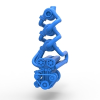 Triple Turbo straight-six engine Scale 1:25 - Thumbnail 3