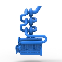 Triple Turbo straight-six engine Scale 1:25 - Thumbnail 7