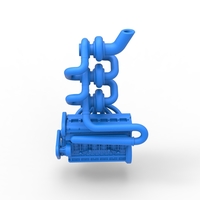 Triple Turbo straight-six engine Scale 1:25 - Thumbnail 8