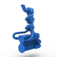 Triple Turbo straight-six engine Scale 1:25 - Thumbnail 12