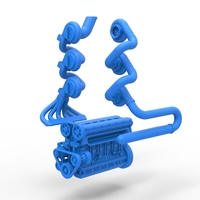 Triple Turbo straight-six engine Scale 1:25 - Thumbnail 17