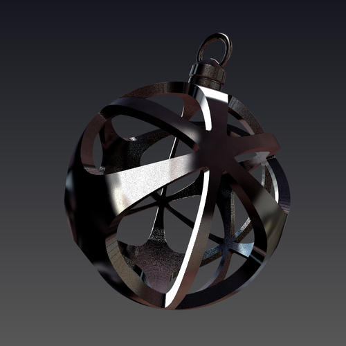  Christmas ball circle star 3D Print 52878