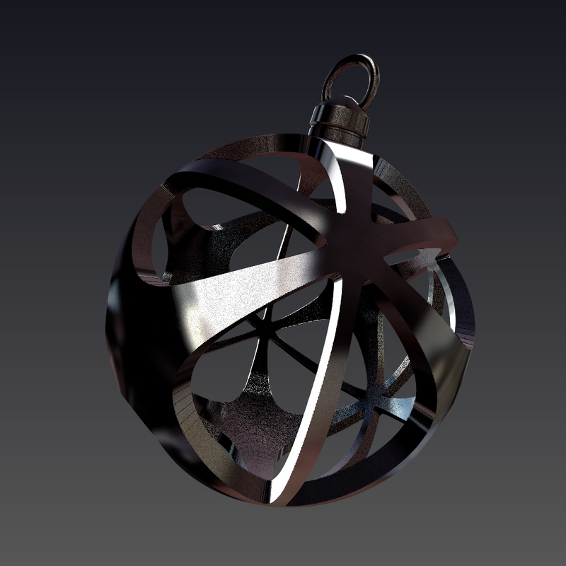  Christmas ball circle star