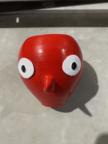 Red Pikmin Planter 3D Print 528785