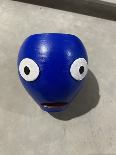 Blue Pikmin Planter 3D Print 528789