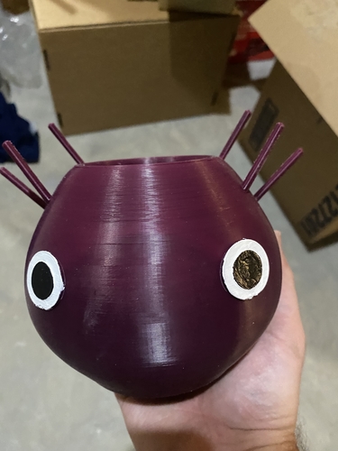 Purple Pikmin Planter 3D Print 528792