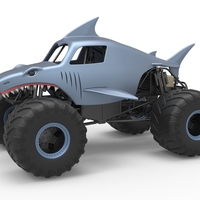Shark Monster Truck Scale 1:25 - Thumbnail 1