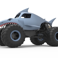 Shark Monster Truck Scale 1:25 - Thumbnail 2