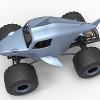 Shark Monster Truck Scale 1:25 - Thumbnail 4