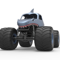 Shark Monster Truck Scale 1:25 - Thumbnail 6