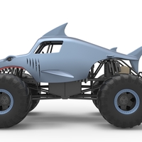 Shark Monster Truck Scale 1:25 - Thumbnail 9
