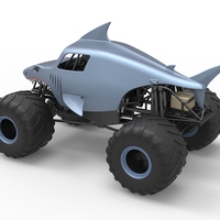 Shark Monster Truck Scale 1:25 - Thumbnail 12