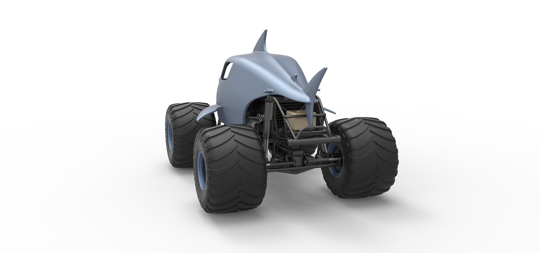 Shark Monster Truck Scale 1:25 3D Print 528812