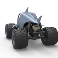 Shark Monster Truck Scale 1:25 - Thumbnail 14