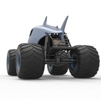 Shark Monster Truck Scale 1:25 - Thumbnail 15
