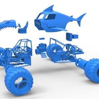 Shark Monster Truck Scale 1:25 - Thumbnail 18