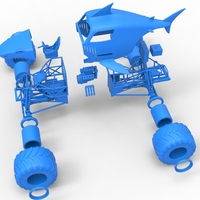 Shark Monster Truck Scale 1:25 - Thumbnail 19