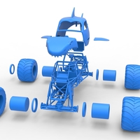 Shark Monster Truck Scale 1:25 - Thumbnail 21