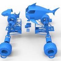 Shark Monster Truck Scale 1:25 - Thumbnail 23