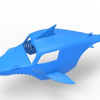 Shark shell for monster truck Scale 1:25 - Thumbnail 2