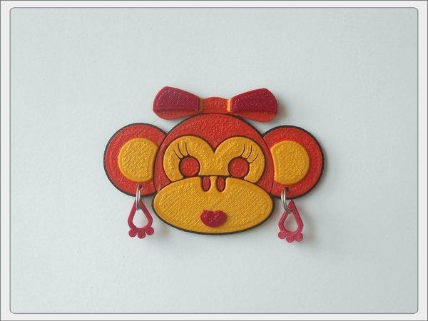 Magnet "Monkey Girl"