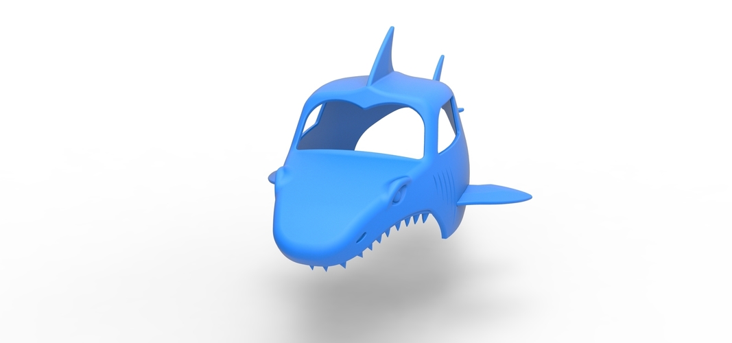 Shark shell for monster truck Scale 1:25 3D Print 528831