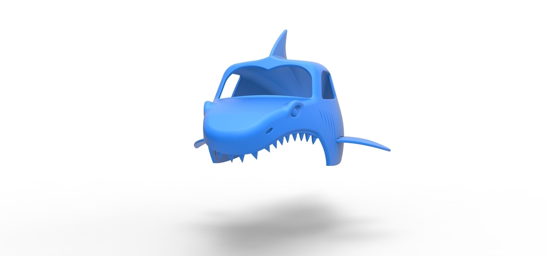 Shark shell for monster truck Scale 1:25 3D Print 528832