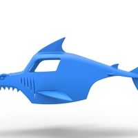 Shark shell for monster truck Scale 1:25 - Thumbnail 8