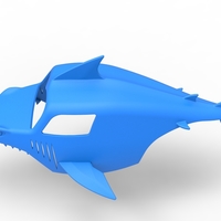 Shark shell for monster truck Scale 1:25 - Thumbnail 9