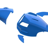 Shark shell for monster truck Scale 1:25 - Thumbnail 16