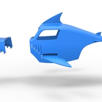 Shark shell for monster truck Scale 1:25 - Thumbnail 18