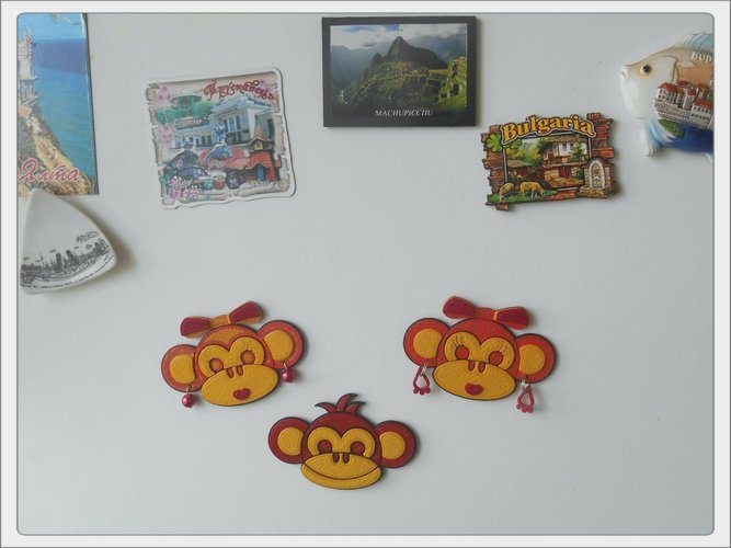 Magnet "Monkey Girl" 3D Print 52886