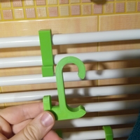 Hook for heated towel rack - Thumbnail 2