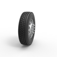 10 Hole front wheel of old school truck 1:25 - Thumbnail 3