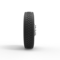 10 Hole front wheel of old school truck 1:25 - Thumbnail 4