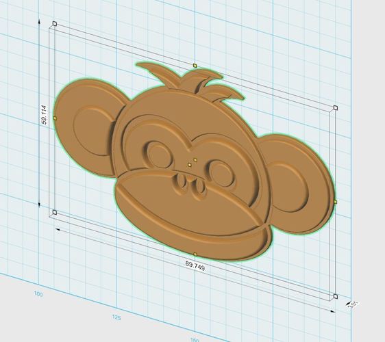 Magnet "Monkey Boy" 3D Print 52894
