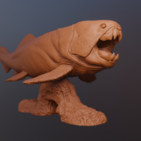 Dunkleosteus - 3D Printable 3D print model - Thumbnail 7