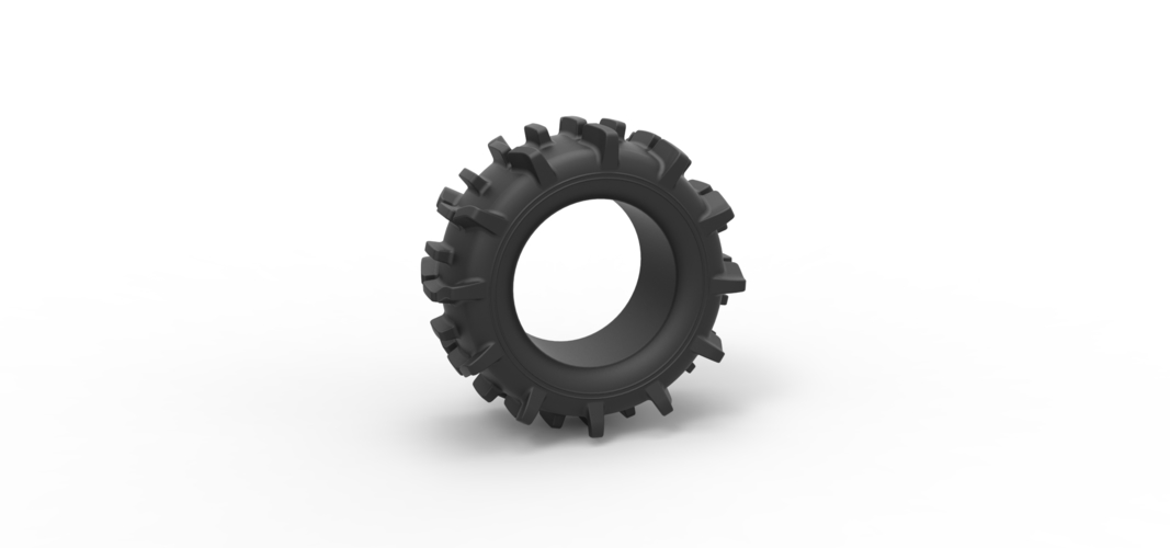 Offroad tire 84 Scale 1:25 3D Print 528971