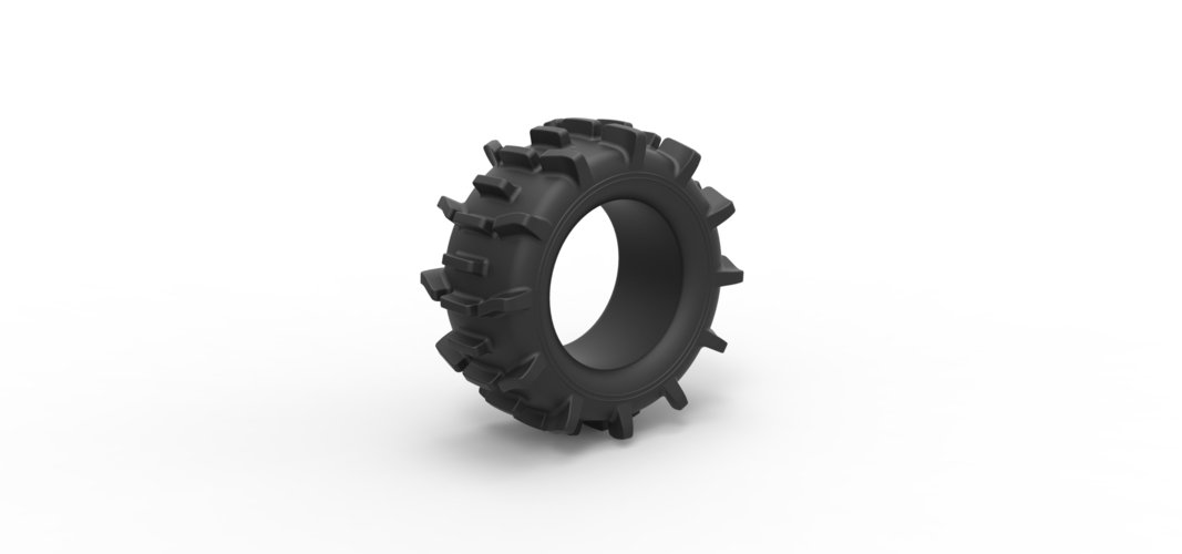 Offroad tire 84 Scale 1:25 3D Print 528972