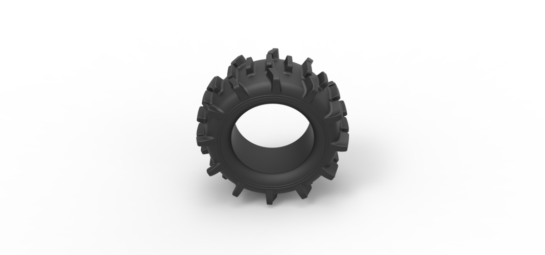 Offroad tire 84 Scale 1:25 3D Print 528976