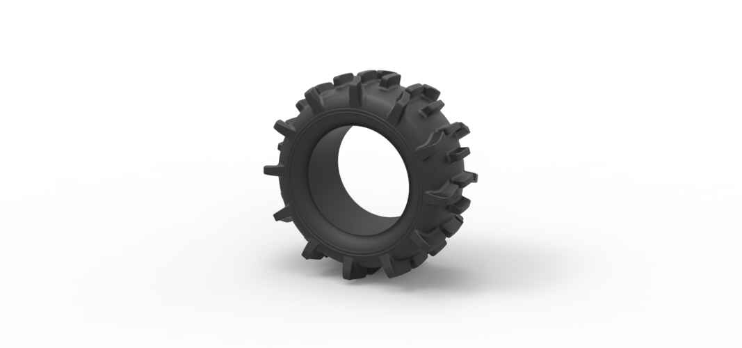 Offroad tire 84 Scale 1:25 3D Print 528977