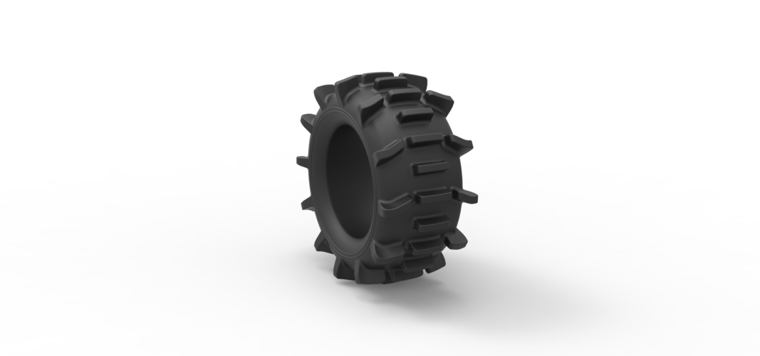 Offroad tire 84 Scale 1:25 3D Print 528978