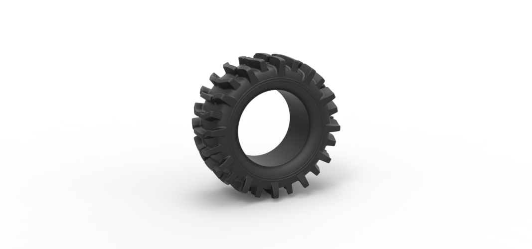 Offroad tire 85 Scale 1:25 3D Print 528981